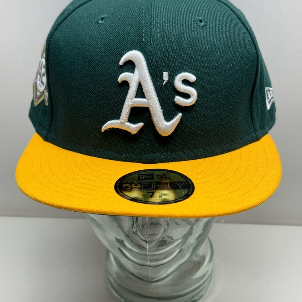 Oakland A’s New Era 59Fifty Fitted Size 7 5/8 Hat